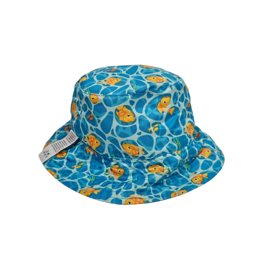 UV Skinz Reversible Beach Bucket‎ Hat Kids Boys Size 6 UPF 50 Sunwear Protect